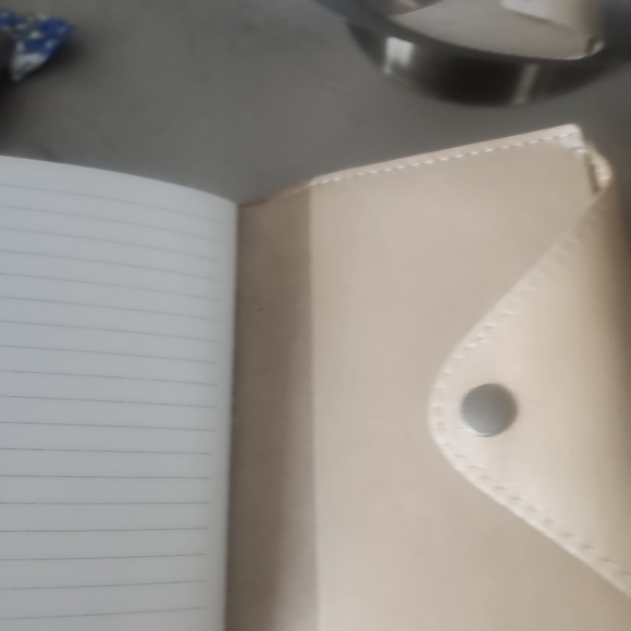 Portland Leather Wallet - color is Champagne - Picture 4 of 4